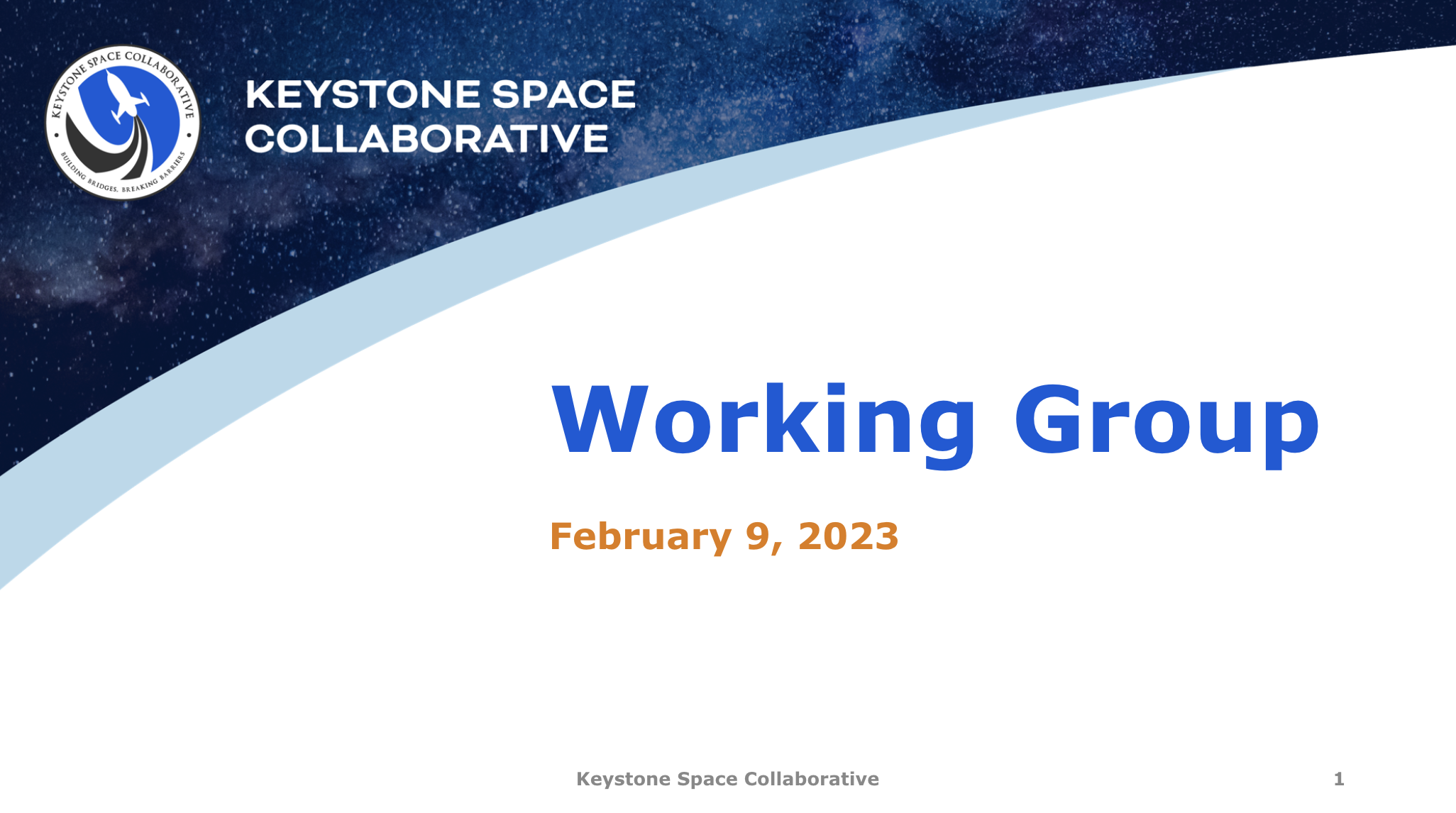 February 23 Working Group